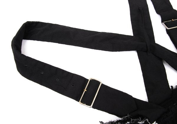 BLACK COMME des GARCONS Belted Suspender Skirt Size S