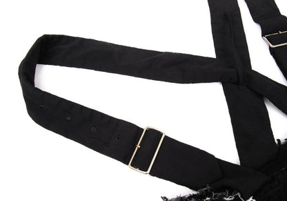 BLACK COMME des GARCONS Belted Suspender Skirt Size S