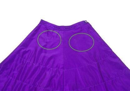 COMME des GARCONS Quilted Flare Skirt Purple Size S