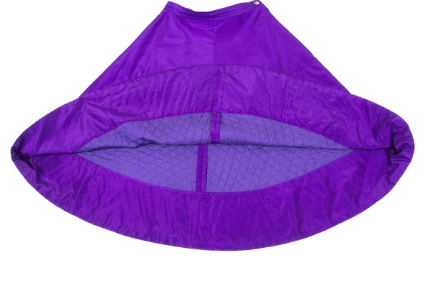 COMME des GARCONS Quilted Flare Skirt Purple Size S