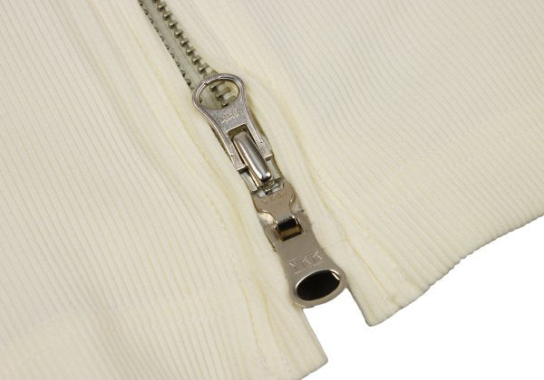 Y's Nylon Stretch Double Zip Vest Cream Size M