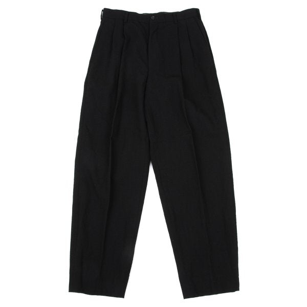 COMME des GARCONS HOMME Wool Two-Tuck Pants Black Size M