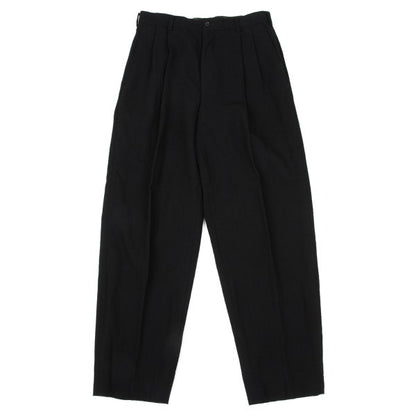 COMME des GARCONS HOMME Wool Two-Tuck Pants Black Size M