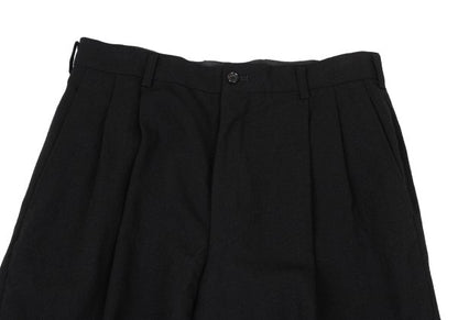 COMME des GARCONS HOMME Wool Two-Tuck Pants Black Size M