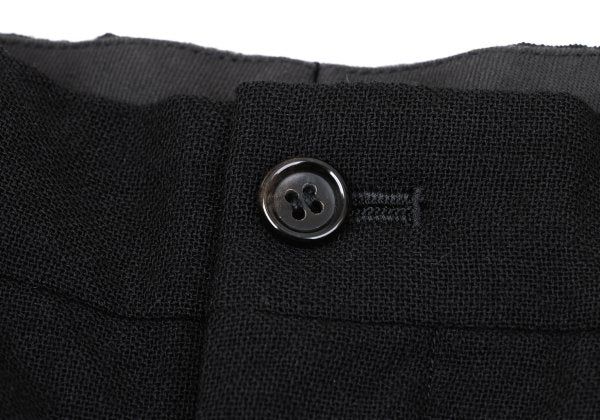COMME des GARCONS HOMME Wool Two-Tuck Pants Black Size M