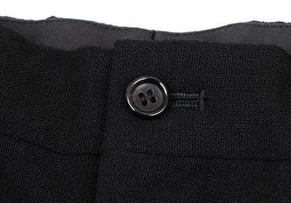 COMME des GARCONS HOMME Wool Two-Tuck Pants Black Size M