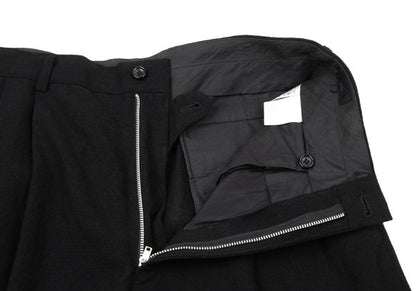 COMME des GARCONS HOMME Wool Two-Tuck Pants Black Size M
