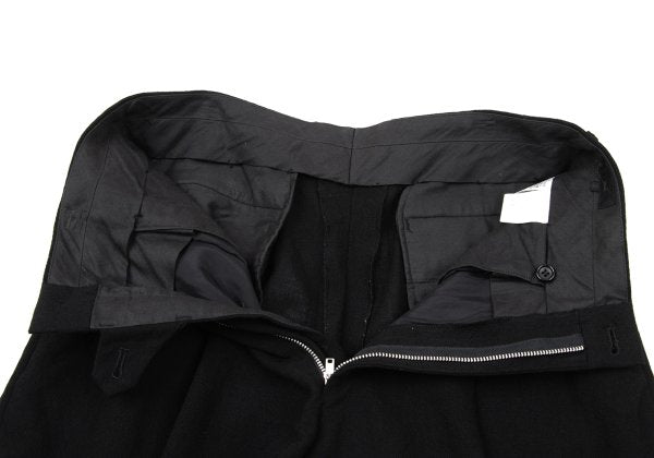 COMME des GARCONS HOMME Wool Two-Tuck Pants Black Size M
