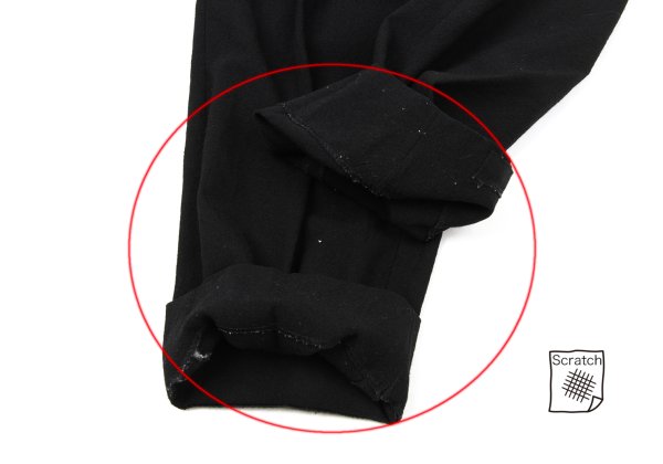 COMME des GARCONS HOMME Wool Two-Tuck Pants Black Size M