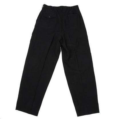 COMME des GARCONS HOMME Wool Two-Tuck Pants Black Size M