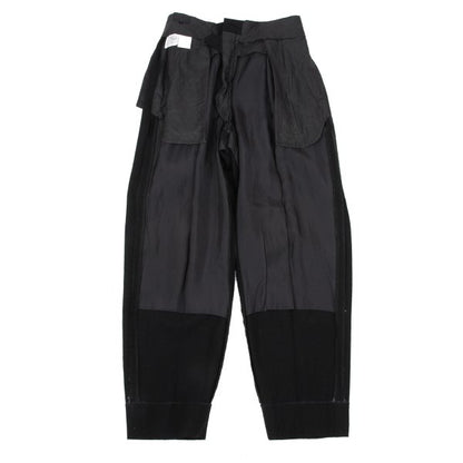 COMME des GARCONS HOMME Wool Two-Tuck Pants Black Size M