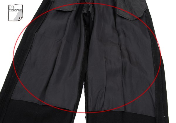 COMME des GARCONS HOMME Wool Two-Tuck Pants Black Size M