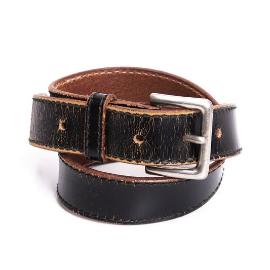 Y's Leather Belt Black