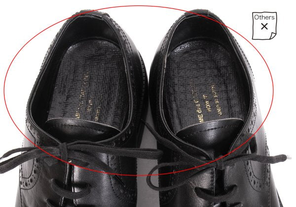 COMME des GARCONS HOMME Vibram Sole Shoes Black Size 25.5cm