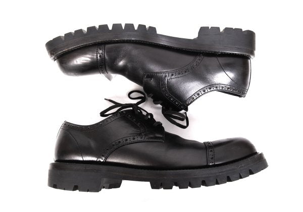COMME des GARCONS HOMME Vibram Sole Shoes Black Size 25.5cm