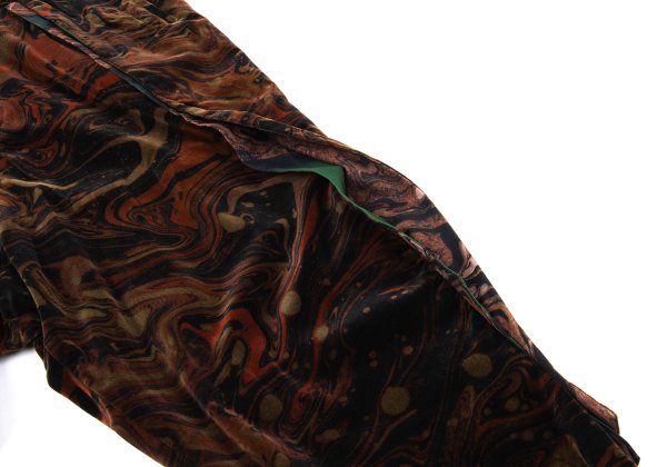 Yohji Yamamoto POUR HOMME Velvet Marble Graphic Pants Size 3