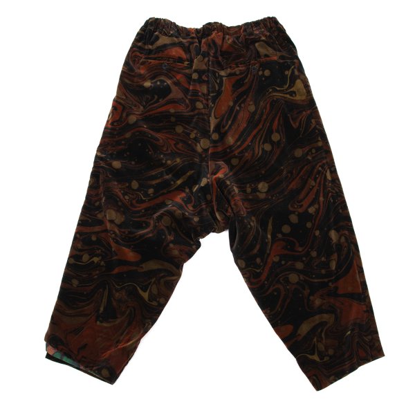 Yohji Yamamoto POUR HOMME Velvet Marble Graphic Pants Size 3