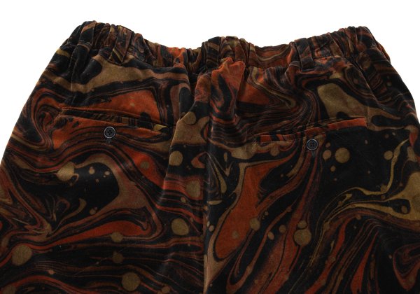Yohji Yamamoto POUR HOMME Velvet Marble Graphic Pants Size 3