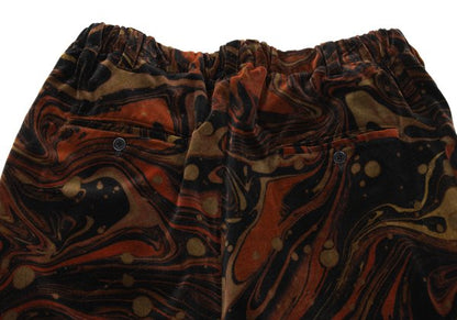 Yohji Yamamoto POUR HOMME Velvet Marble Graphic Pants Size 3