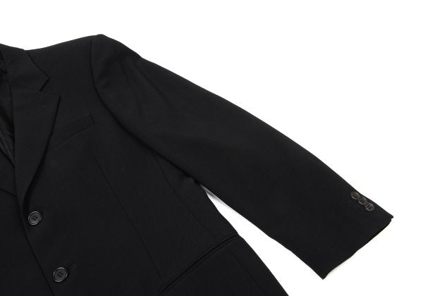 GIORGIO ARMANI Wool 3-Button Jacket Black Size 48
