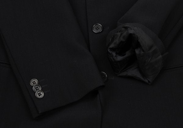 GIORGIO ARMANI Wool 3-Button Jacket Black Size 48