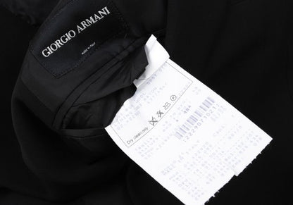 GIORGIO ARMANI Wool 3-Button Jacket Black Size 48