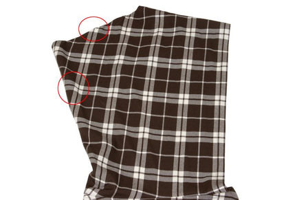 COMME des GARCONS tricot Wool Check Dress Brown Size M
