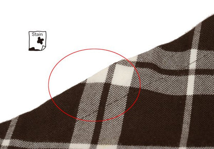COMME des GARCONS tricot Wool Check Dress Brown Size M