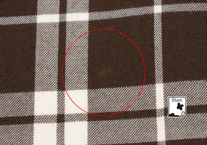 COMME des GARCONS tricot Wool Check Dress Brown Size M