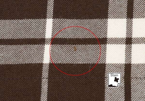 COMME des GARCONS tricot Wool Check Dress Brown Size M