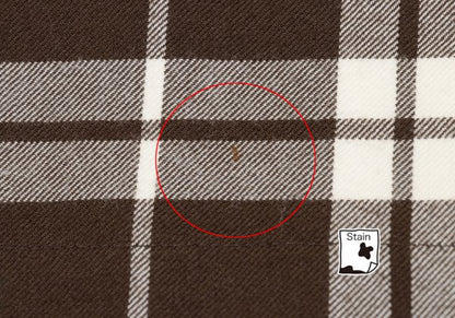 COMME des GARCONS tricot Wool Check Dress Brown Size M