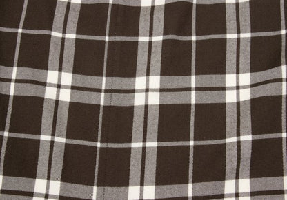 COMME des GARCONS tricot Wool Check Dress Brown Size M