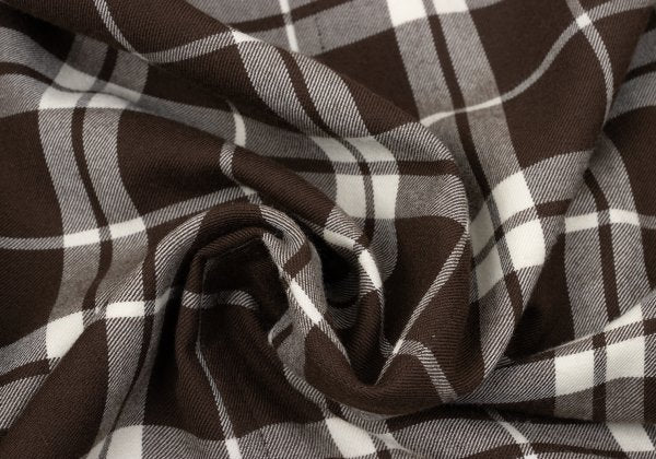 COMME des GARCONS tricot Wool Check Dress Brown Size M