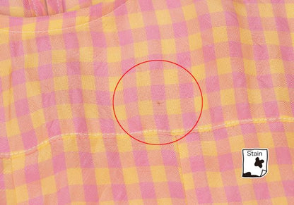 tricot COMME des GARCONS Gingham Check Blouse Pink Size S