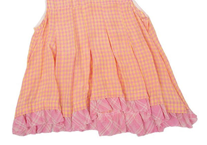 tricot COMME des GARCONS Gingham Check Blouse Pink Size S