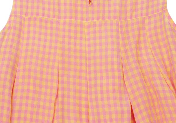 tricot COMME des GARCONS Gingham Check Blouse Pink Size S