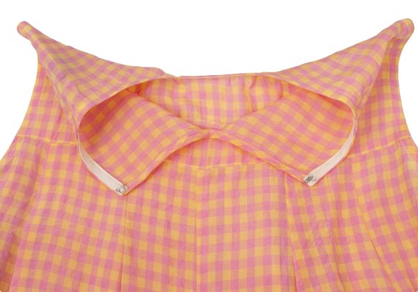 tricot COMME des GARCONS Gingham Check Blouse Pink Size S