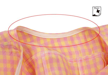 tricot COMME des GARCONS Gingham Check Blouse Pink Size S