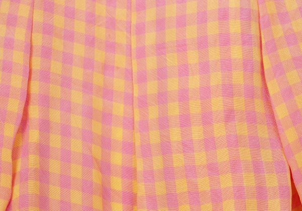 tricot COMME des GARCONS Gingham Check Blouse Pink Size S