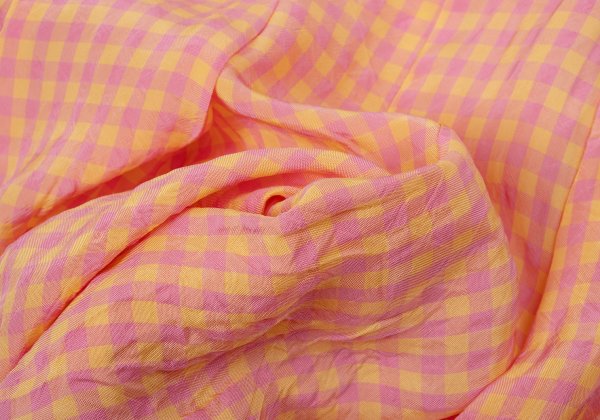 tricot COMME des GARCONS Gingham Check Blouse Pink Size S