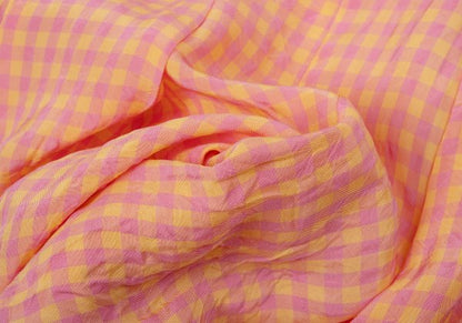 tricot COMME des GARCONS Gingham Check Blouse Pink Size S