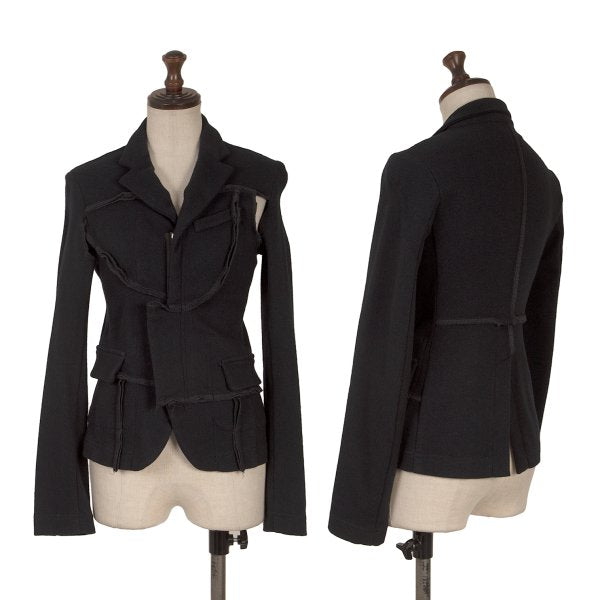 Comme des Garcons H&M Wool Blend Outseam Zip Jacket Size 34