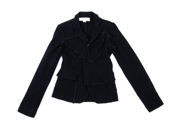 Comme des Garcons H&M Wool Blend Outseam Zip Jacket Size 34
