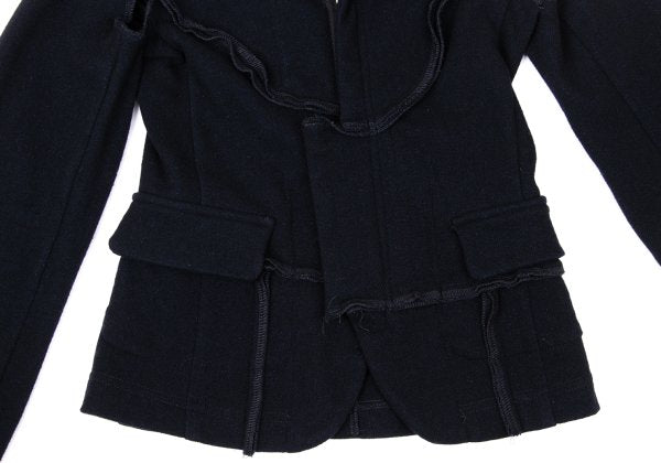 Comme des Garcons H&M Wool Blend Outseam Zip Jacket Size 34