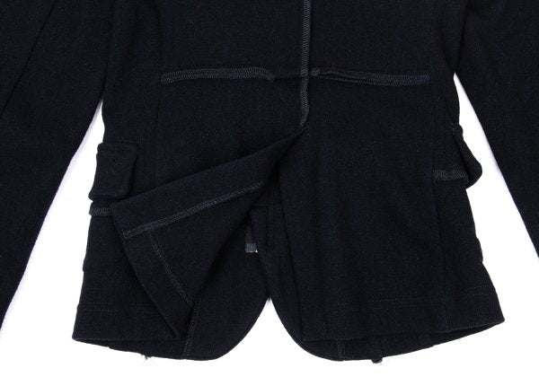 Comme des Garcons H&M Wool Blend Outseam Zip Jacket Size 34