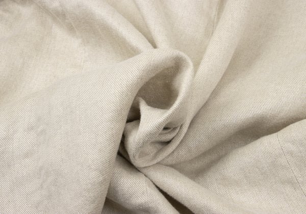 Papas Linen Double Hole Lapel Jacket Beige Size M46