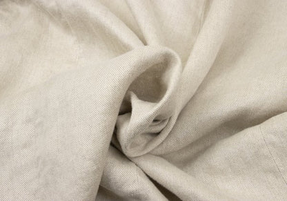 Papas Linen Double Hole Lapel Jacket Beige Size M46