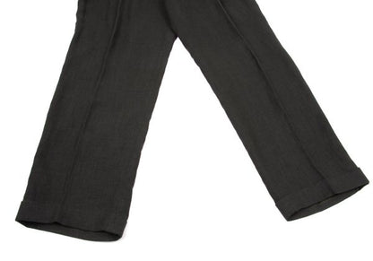 Papas Linen Two-Pleat Pants Charcoal Size 54XL