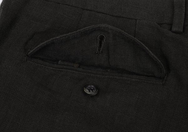 Papas Linen Two-Pleat Pants Charcoal Size 54XL