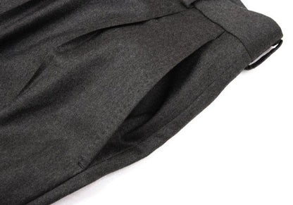 Papas Wool Two-Pleat Pants Charcoal Size 54XL